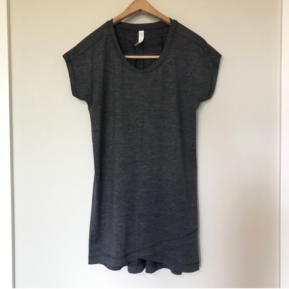Grey Eventura 🐺 Dress Hi Lo Soft Grey Shirt Midi